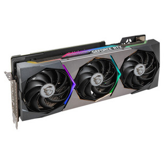 MSI 微星 GeForce RTX 3070 SUPRIM 8G 超频版 显卡 8GB 黑色