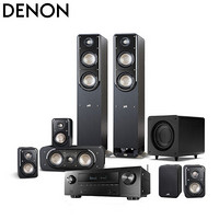 天龙（DENON）X1500+POLK S系列 7.1 家庭影院 音响 音箱 客厅影院 组合套装 低音炮 功放