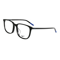 NIKE 耐克 中性款黑色镜框黑色镜腿全框光学眼镜架眼镜框 7259AF 006 55MM