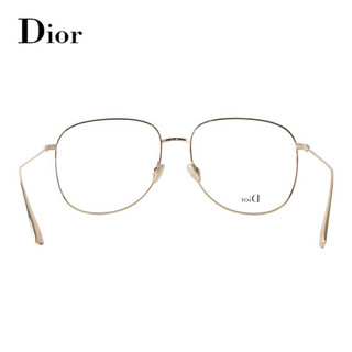 Dior 迪奥 中性款金色镜框金色镜腿金属全框光学镜架眼镜框 DIORSTELLAIREO8 J5G16 56MM