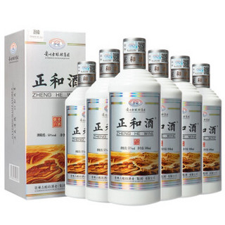 正和酒 酱香型 高度白酒 53度 长城500ml*6瓶 整箱装