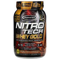 MUSCLETECH 肌肉科技 性能系列 正氮科技 黄金分离乳清蛋白粉 双重浓郁巧克力味 2.24 磅