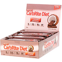 Universal Nutrition 环球营养 Doctor's CarbRite Diet系列 蛋白棒 烤椰香味 56.7g*12支