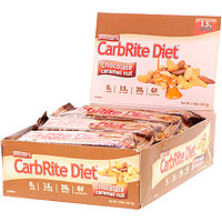 Universal Nutrition 环球营养 Doctor's CarbRite Diet系列 蛋白棒 巧克力焦糖坚果味 56.7g*12支