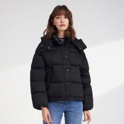 bosideng/波司登 时尚连帽短款羽绒服