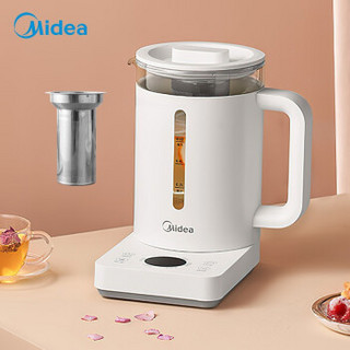 美的（Midea）迷你养生壶养生杯煮茶壶烧水壶保温杯花茶壶煮茶器电热水壶开水壶0.6升配滤网 MK-YS06P301 *2件