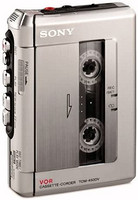 Sony 索尼 TCM-450DV 标准磁带录音机（银色）