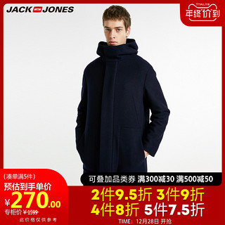 JACK JONES 杰克琼斯 218427527 男款羊毛呢子外套