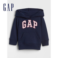 Gap女幼童男幼童LOGO抓绒运动卫衣秋冬618806 新款洋气童装