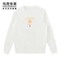 MARK FAIRWHALE 马克华菲  700306047900 男士潮流刺绣印花卫衣
