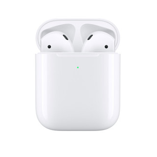 Apple 苹果 AirPods 2 海外版 半入耳式真无线蓝牙耳机 有线充电盒 白色