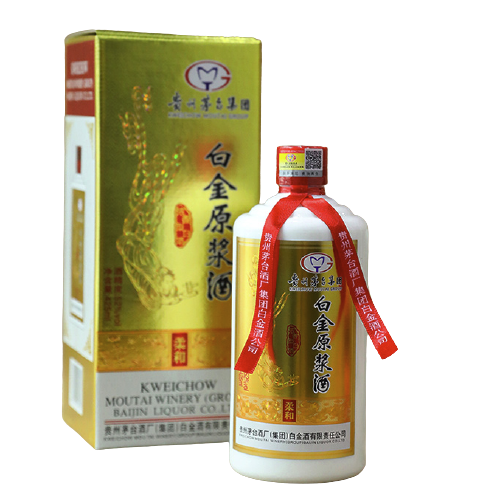 MOUTAI 茅台白金原浆酒52%vol 浓香型白酒425ml*6瓶整箱装【报价价格
