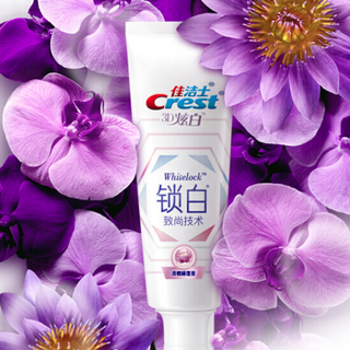 Crest 佳洁士 3D炫白系列香氛锁白致尚技术牙膏 清雅睡莲香款 120g