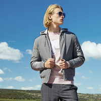 SELECTED 思莱德 419412507 连帽短款羽绒服