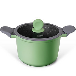 炊大皇 汤锅不粘锅煲汤炖煮熬粥奶锅22cm 电磁炉通用 竹青石TG22ZQ