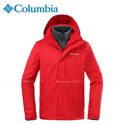 Columbia 哥伦比亚 WE1161 男款三合一冲锋衣