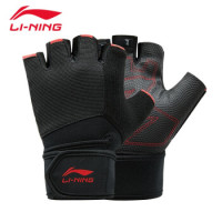 李宁(LI-NING)健身手套男女士器械训练耐磨防滑 *7件