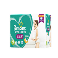 88VIP：Pampers 帮宝适 超薄干爽绿帮拉拉裤XL128宝宝透气裤型纸尿裤轻薄尿不湿