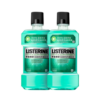 LISTERINE 李施德林 进阶护理系列齿龈防护漱口水 500ml*2