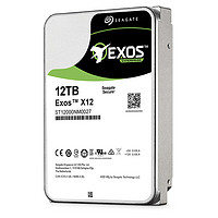 SEAGATE 希捷 银河Exos X12系列 3.5英寸企业级硬盘 12TB ST12000NM0027（7200rpm）
