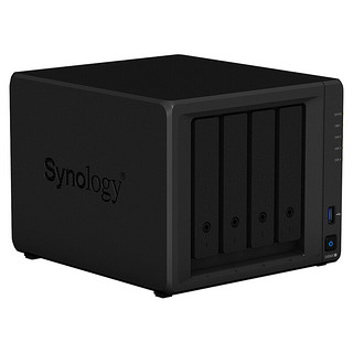 Synology 群晖 DS920+ 4盘位 NAS存储 黑色（J4125、4GB、无盘）