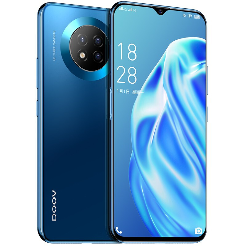 DOOV 朵唯 M30 4G手机 8GB+128GB 翡翠蓝