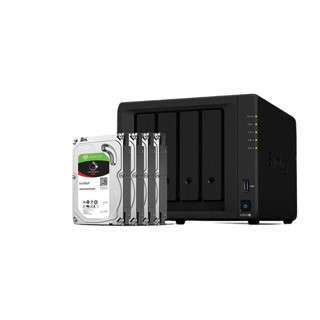 Synology 群晖 DS920+ 4盘位 NAS存储 黑色（J4125 4GB 16TB*4）