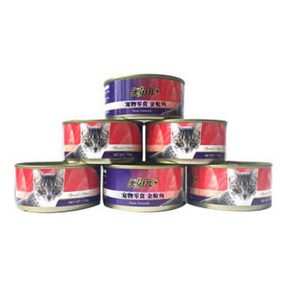 PET FOOD 美滋元 红白肉猫罐头170g*12罐 成幼猫咪湿粮包 猫零食吞拿鱼猫罐头 金枪鱼（红白肉170g*12罐）