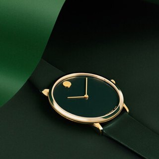 MOVADO 摩凡陀 瑞士手表 摩登47 ULTRA SLIM 系列 石英皮革带男士腕表 40mm RONDA702-石英机芯 0607260