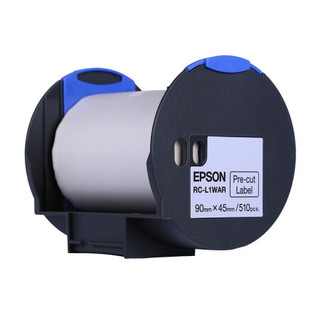爱普生（EPSON）RC-L1WAR 白色标签盒 预切热敏标签纸 90mm×45mm(适用Pro100机型)