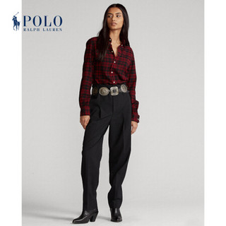 Ralph Lauren/拉夫劳伦女装 2020年冬季经典版型格纹棉质衬衫21907 001-格纹 S