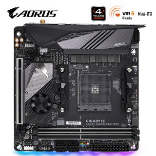 技嘉（AORUS）B550/X570+AMD锐龙 3600 5600X 5800X主板CPU套装 X570 I AORUS PRO WIFI R7 5800X