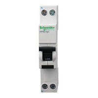 施耐德电气 带漏电保护断路器（A型） 1P+N C20A A9D93620R