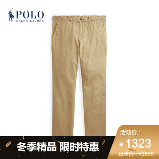 Ralph Lauren/拉夫劳伦男装 2020年冬季弹力修身版型卡其裤13007 250-棕色 32/32