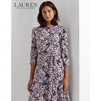 RALPH LAURENLauren/拉夫劳伦女装 2020年秋季花卉灯笼袖连衣裙60402 500-花色 0