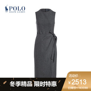 Ralph Lauren/拉夫劳伦女装 2020年冬季羊毛无袖连衣裙21893 020-灰色 2