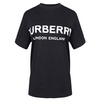 BURBERRY 博柏利 女士圆领短袖T恤 80116511 黑色 M
