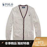 Ralph Lauren/拉夫劳伦男童 2020年秋季棉质V领开襟衫34187 020-灰色 L