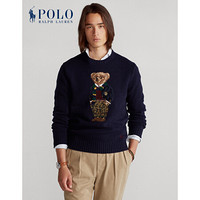 Ralph Lauren/拉夫劳伦男装 2020年秋季学院风小熊图案毛衫12758 999-多色 M