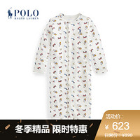 Ralph Lauren/拉夫劳伦男婴 2020年秋季两用睡袍连体衣34135 100-多色 3M