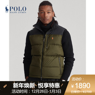 Ralph Lauren/拉夫劳伦男装 2020年秋季拒水羽绒马甲12746 999-多色 L