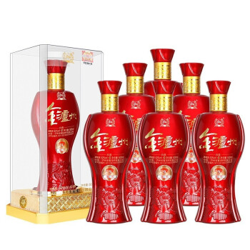 泸州老窖股份金泸州福装9白酒52度500ml6瓶整箱装