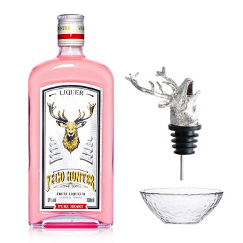 野格奶油草莓味狩猎者鹿头洋酒奶油咖啡粉色女士微醺抖音同款力娇酒