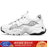 斯凯奇 SKECHERS 休闲鞋 女子运动鞋 老爹鞋 熊猫鞋 149255/WBK 白色/黑色 39码 US9码