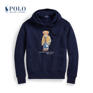 Ralph Lauren/拉夫劳伦男装 2020年冬季Polo小熊起绒布连帽衫13071 410-海军蓝 L