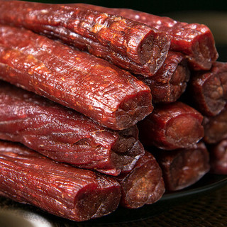 蒙时代 风干牛肉干500g正宗内蒙古特产手撕小零食袋装熟食麻辣真空肉干肉脯7成干度