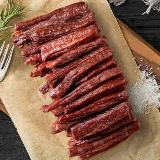 蒙时代 风干牛肉干500g正宗内蒙古特产手撕小零食袋装熟食麻辣真空肉干肉脯7成干度