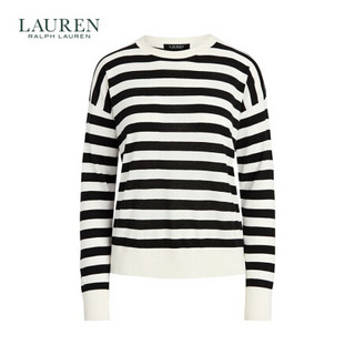 Lauren/拉夫劳伦女装 2021年早春条纹针织毛衫60449 100-黑白条纹 M