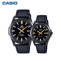 卡西欧（CASIO）手表 EDIFICE&SHEEN系列时尚简约蓝宝石玻璃镜面情侣对表 EFB-106CL-1A&SHE-4542CL-1A