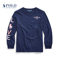 Ralph Lauren/拉夫劳伦男童 2020年冬季Pink Pony图案T恤34635 410-海军蓝 4